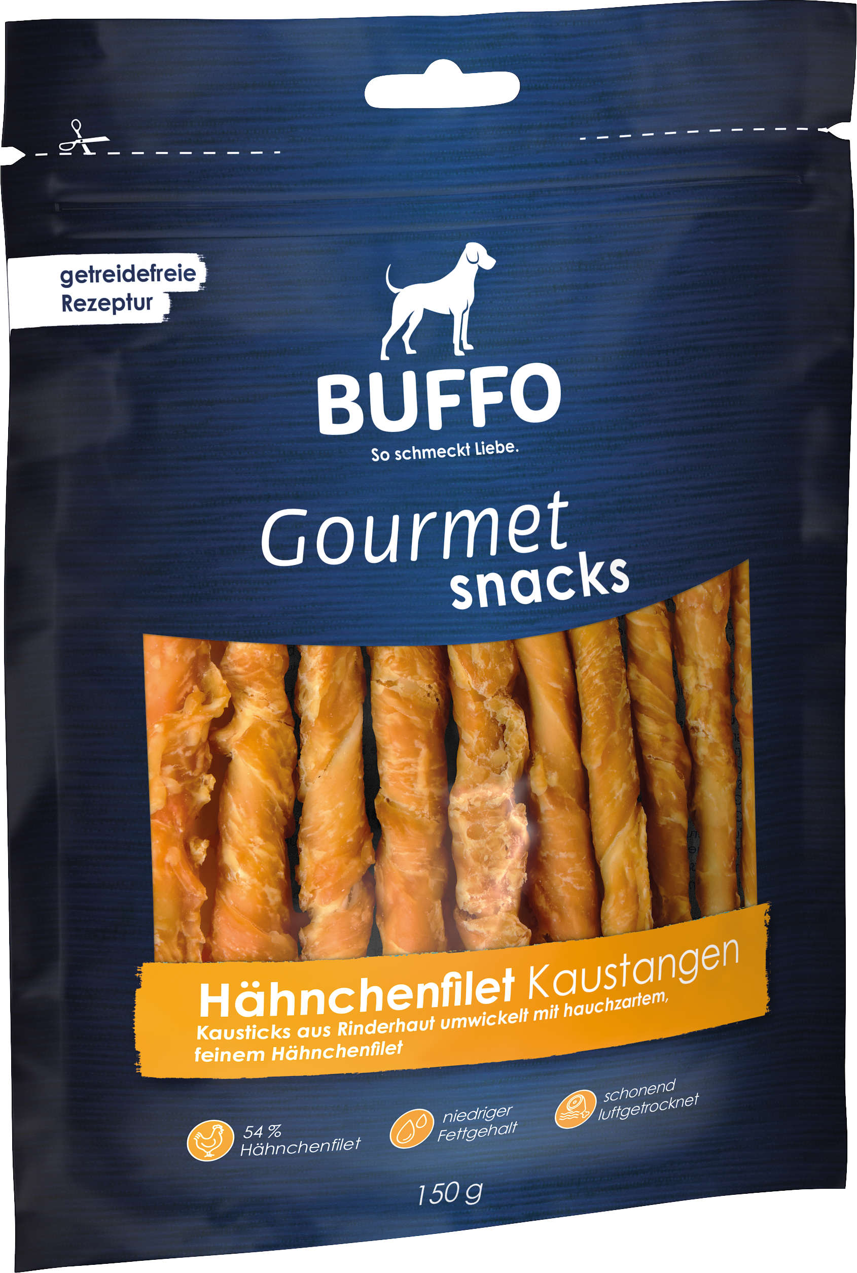BUFFO Gourmet Snacks Hähnchenfilet Kaustangen
