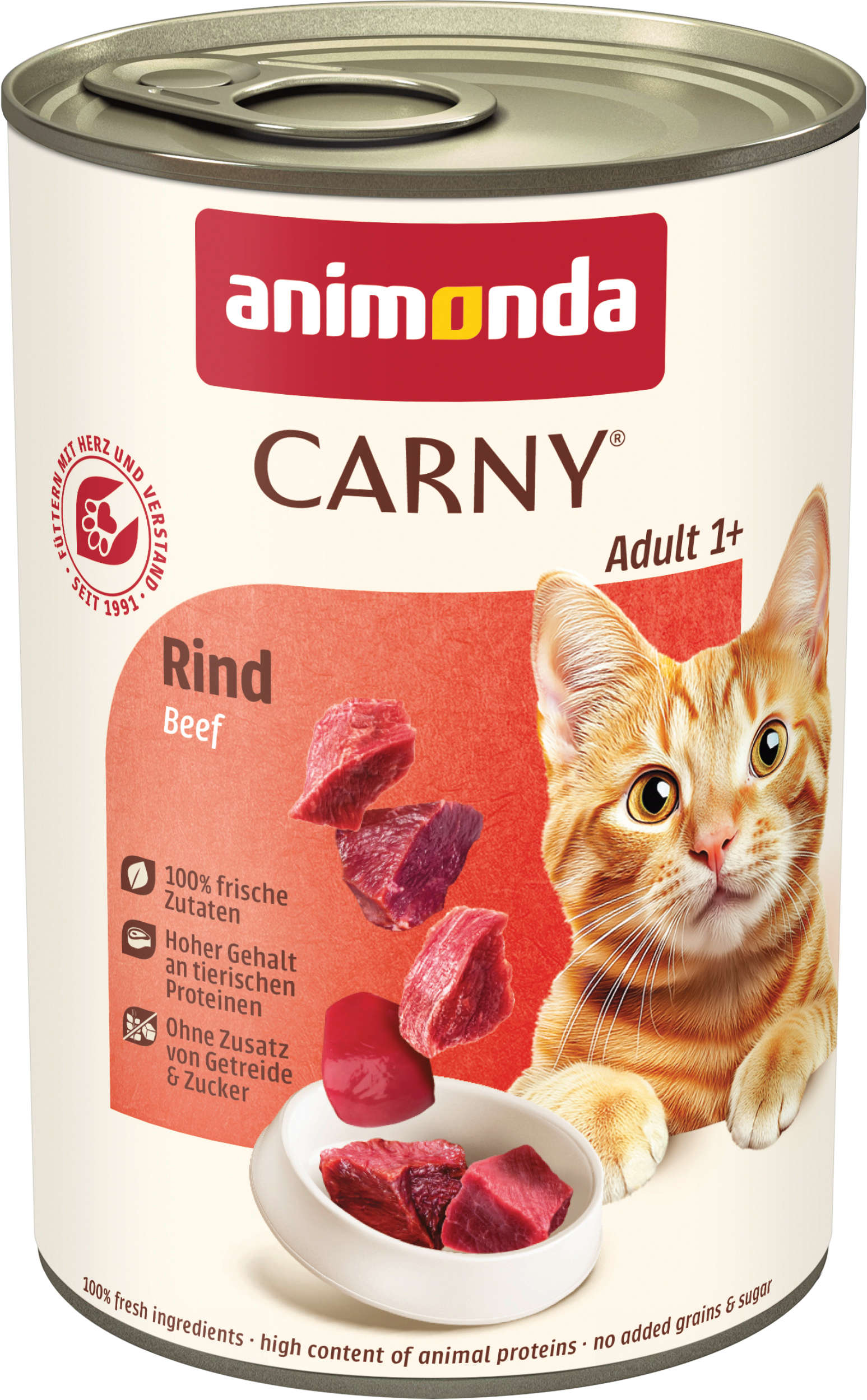 animonda Katzen-Nassfutter Carny Adult Rind pur