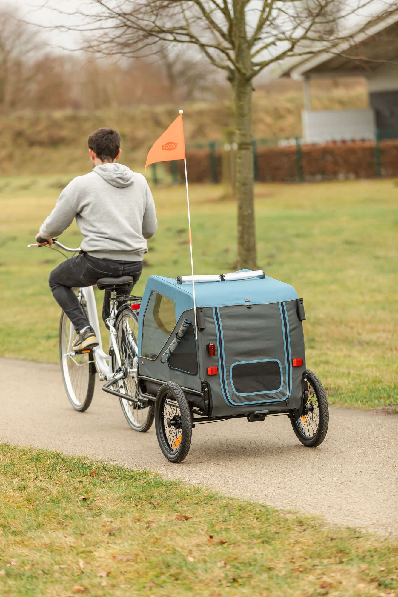 TRIXIE Fahrrad-Anhänger für Hunde