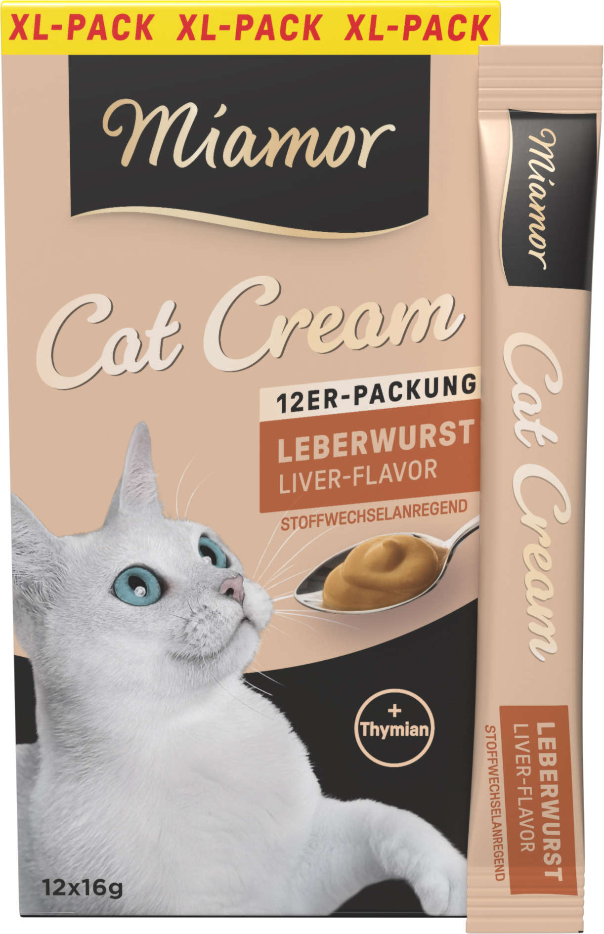 Miamor Katzen-Snack Cat Cream Leberwurst-Cream XL-Pack