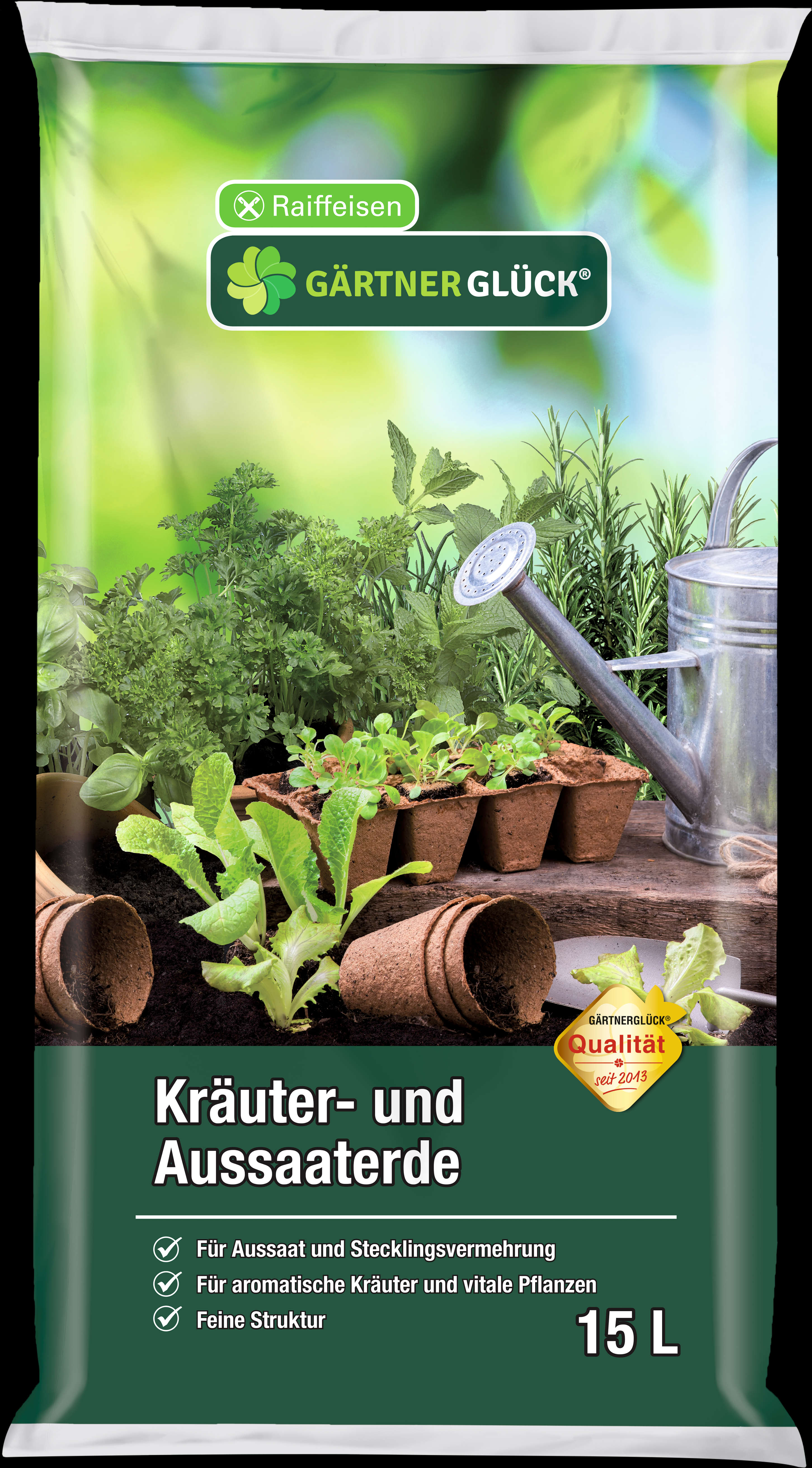 GÄRTNERGLÜCK Kräuter- und Aussaaterde