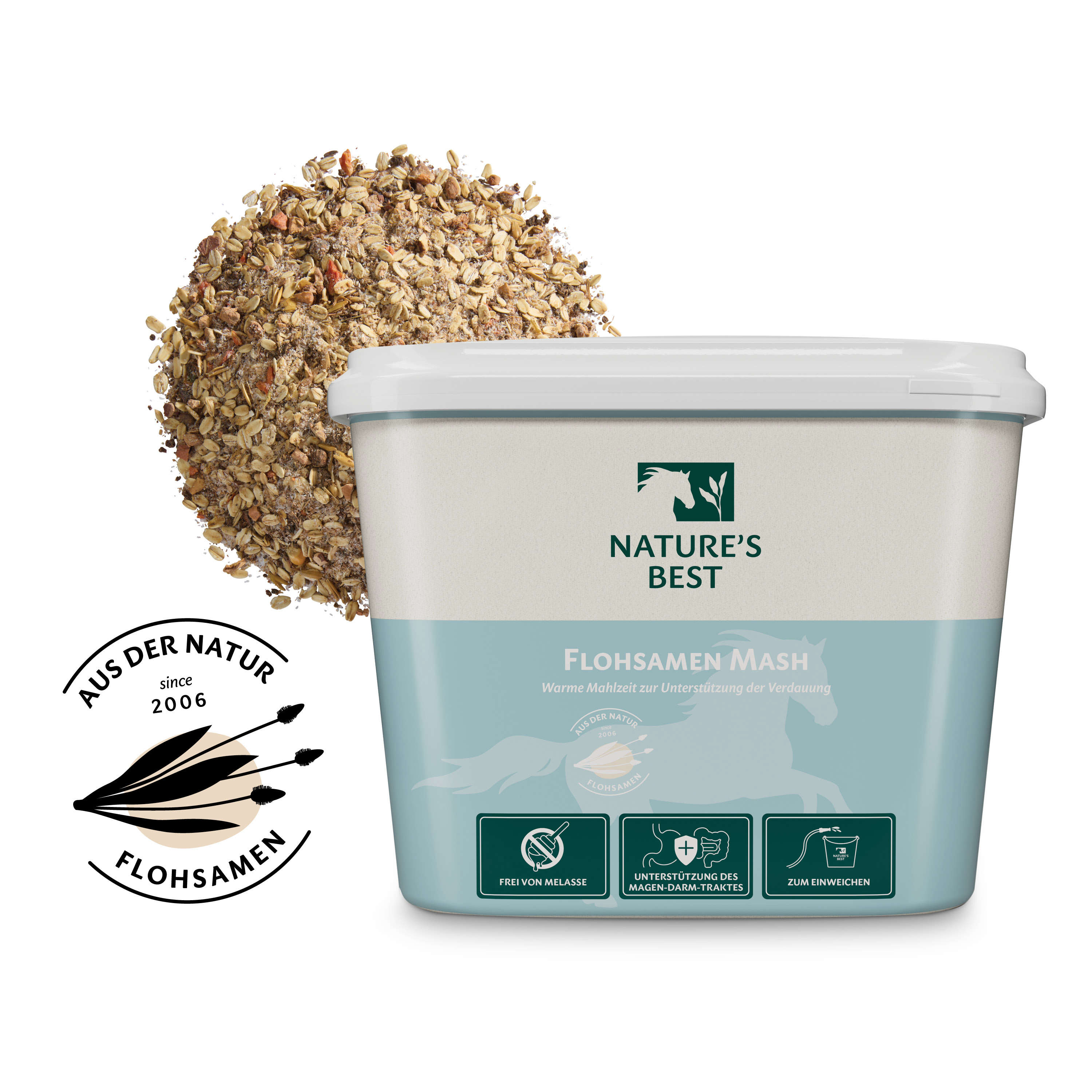 NATURE’S BEST Flohsamen Mash