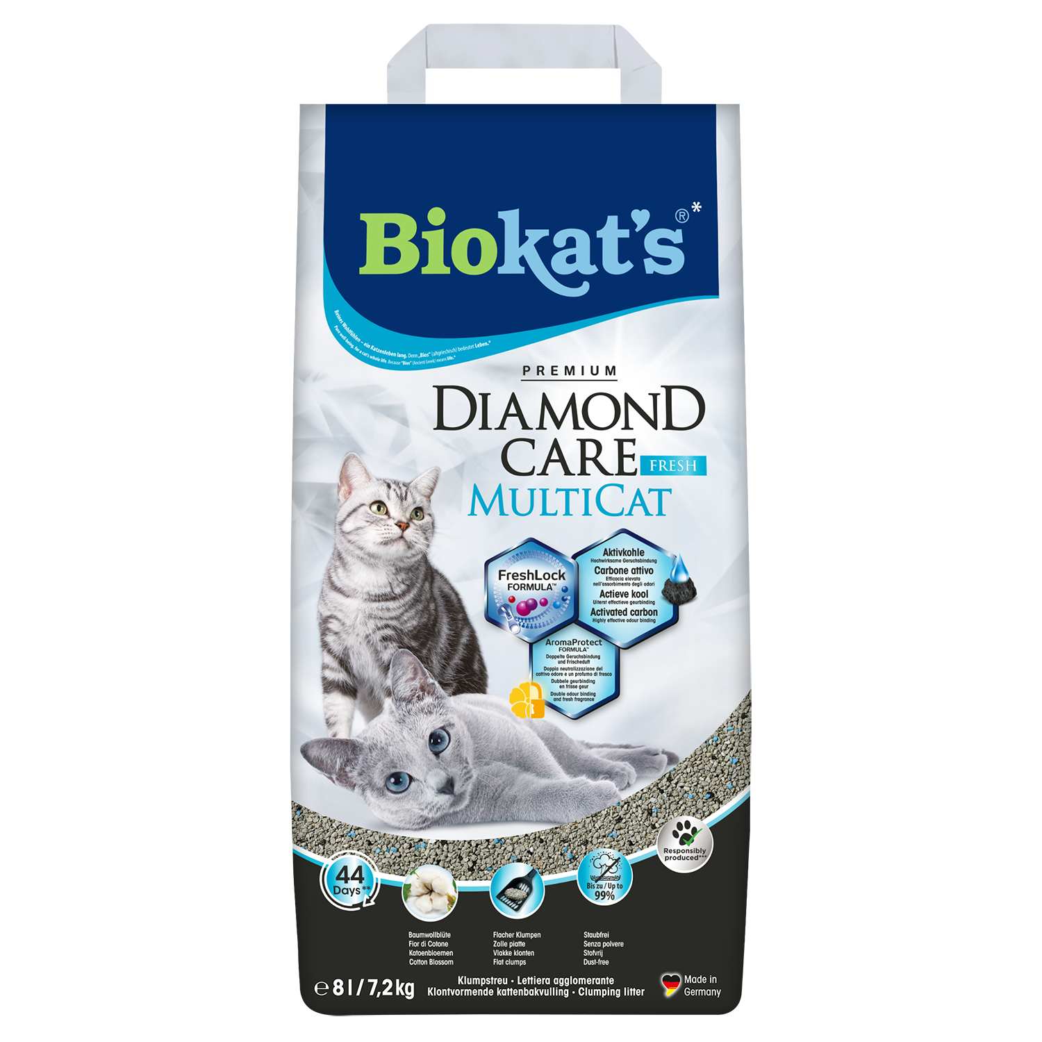 Biokat's Katzenstreu Diamond Care Multicat Fresh