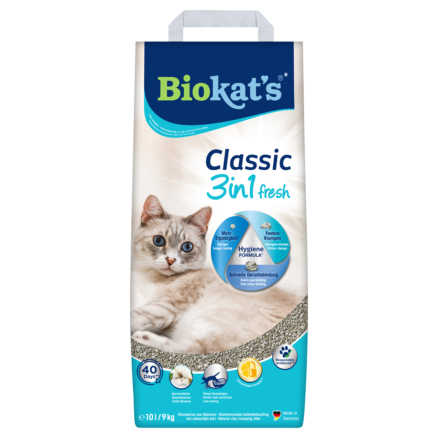 Biokat's Katzenstreu Classic Fresh 3in1 Cotton Blossom