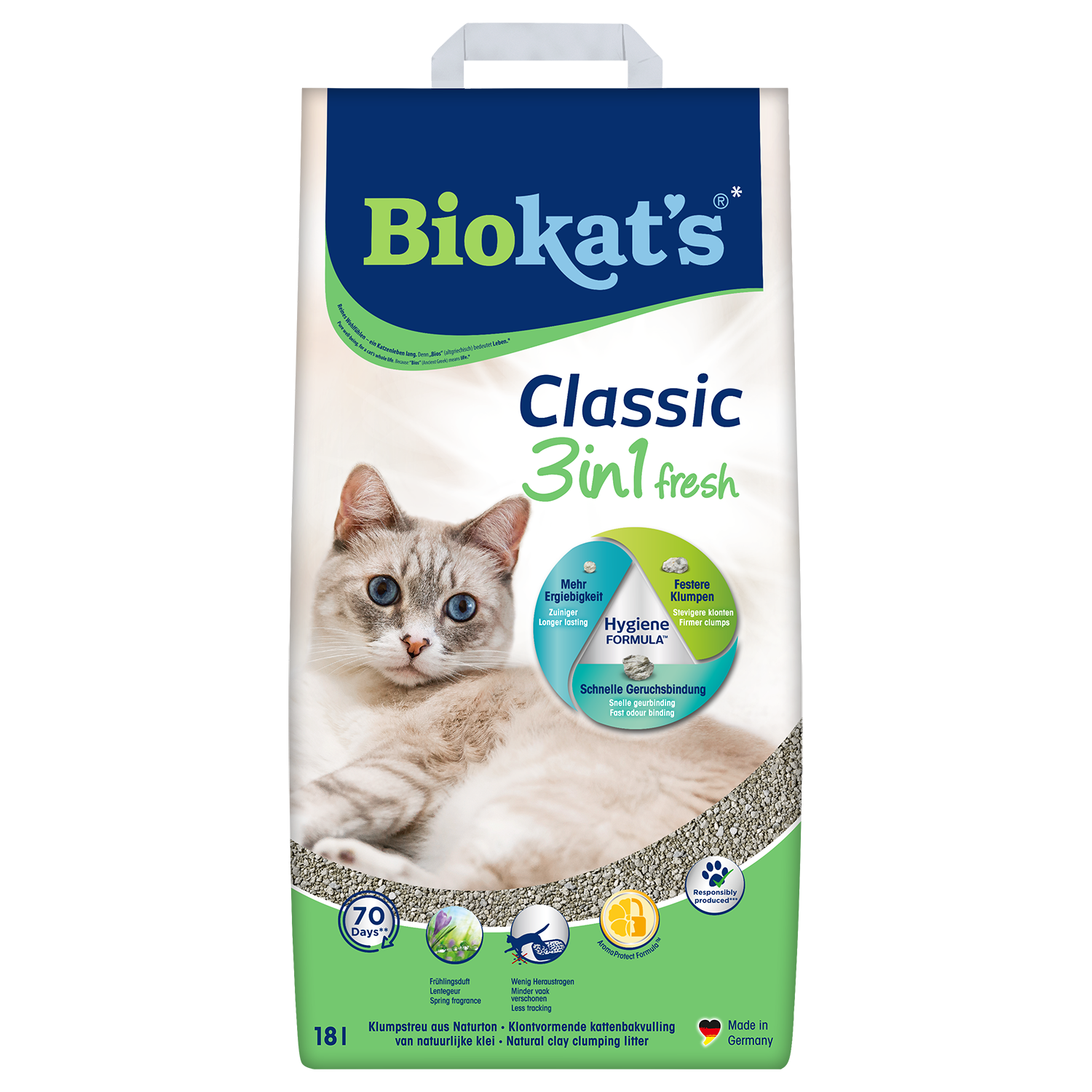 Biokat's Katzenstreu Classic 3in1 Fresh
