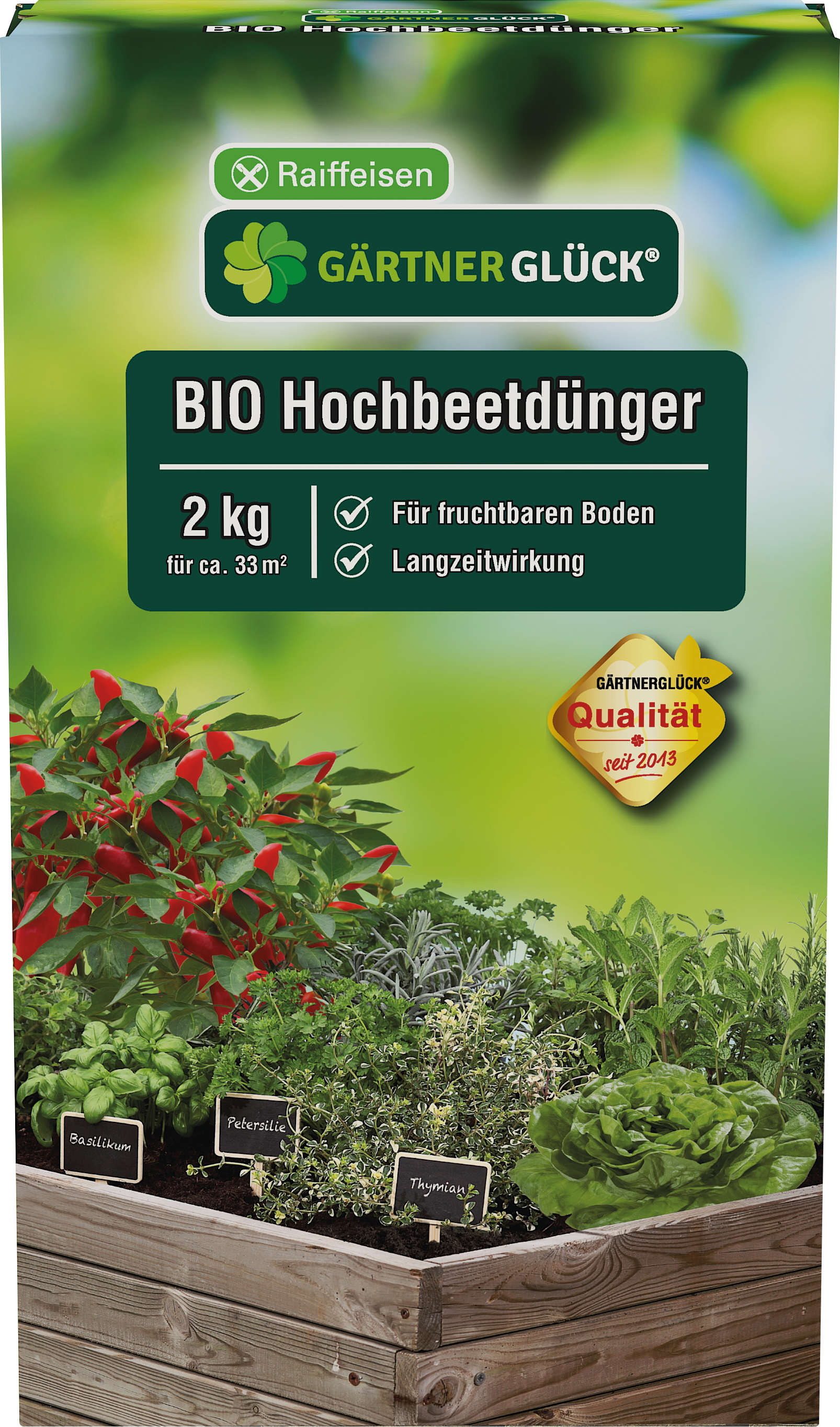 GÄRTNERGLÜCK Bio Hochbeetdünger