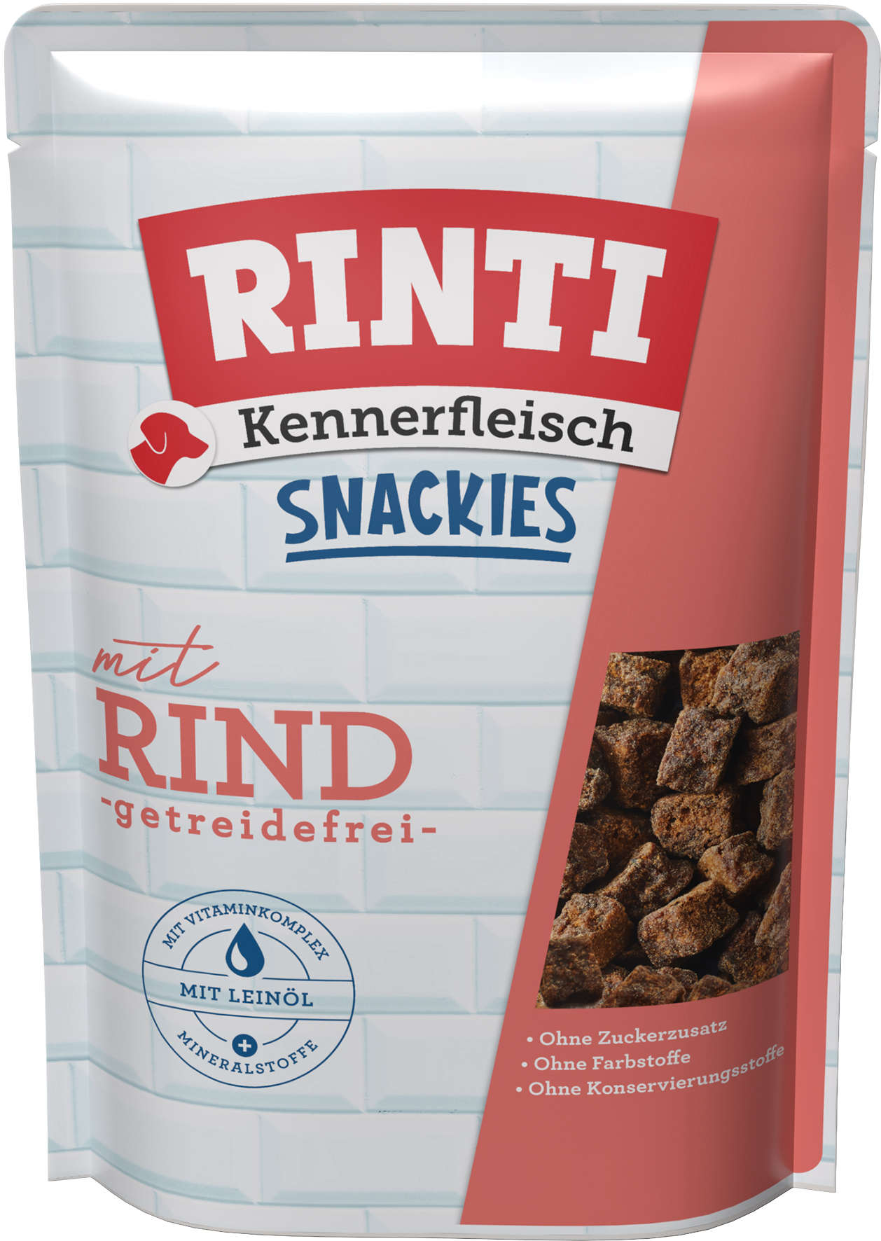 RINTI Hundeleckerlis Snackies mit Rind