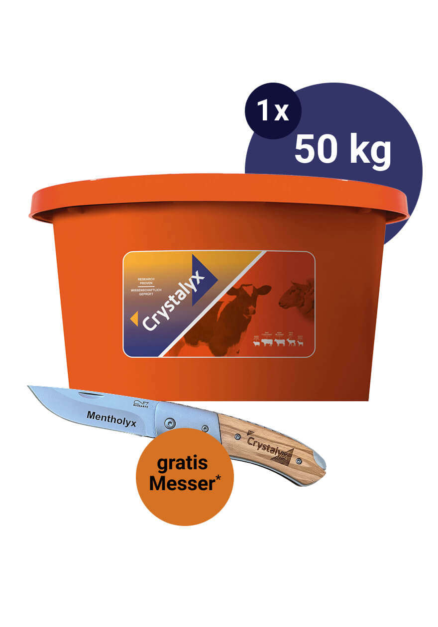 crystalyx 50 kg messer gratis