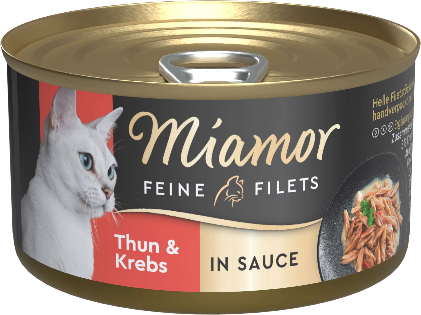 Miamor Katzen-Nassfutter Feine Filets Thun & Krebs in Sauce