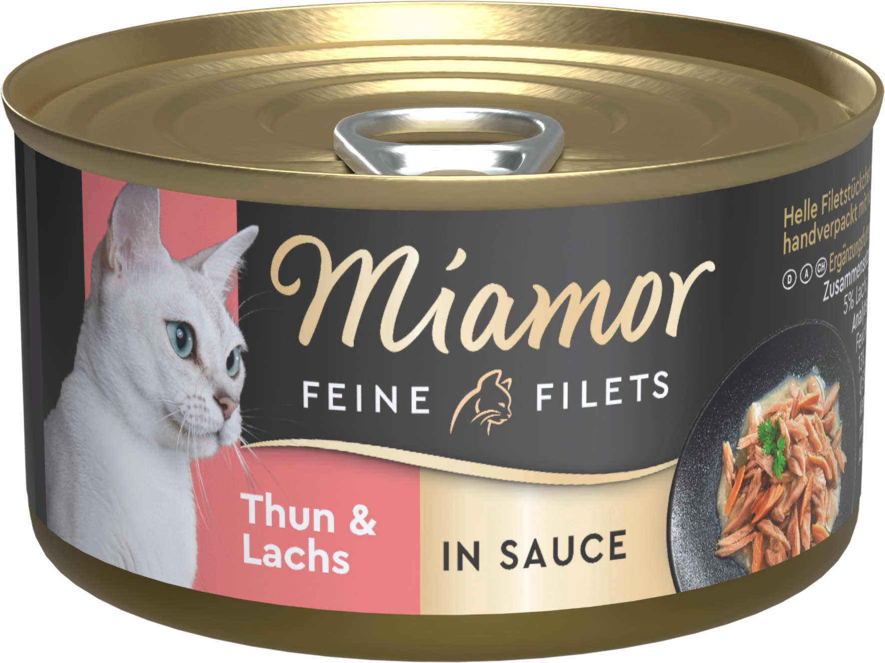 Miamor Katzen-Nassfutter Feine Filets Thun & Lachs in Sauce