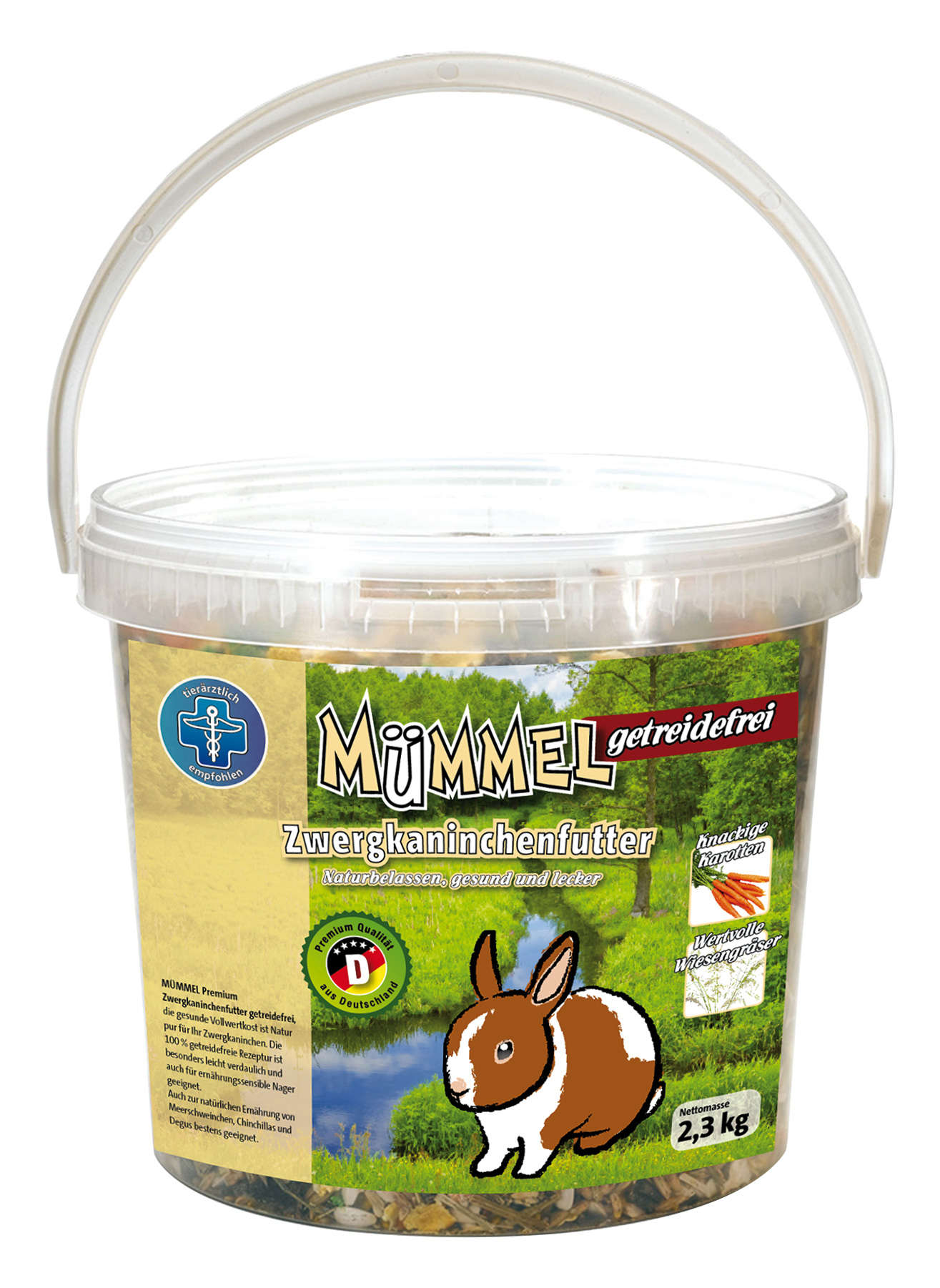 MÜMMEL Premium Zwergkaninchenfutter getreidefrei