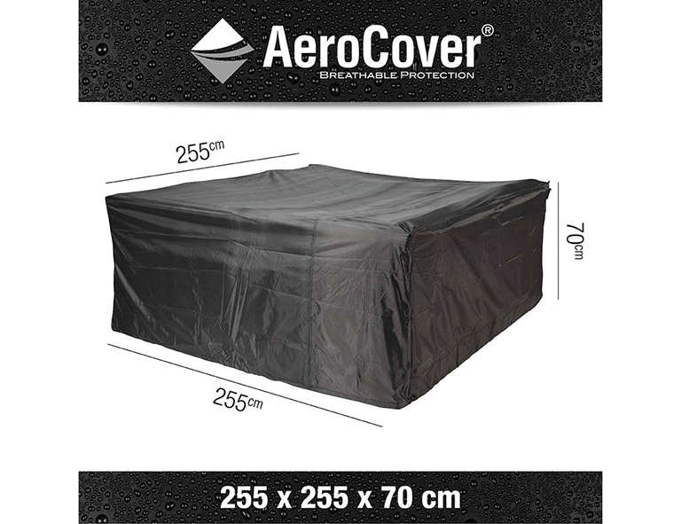 AeroCover Atmungsaktive Schutzhülle für Lounge-Sets 255x255x70 cm