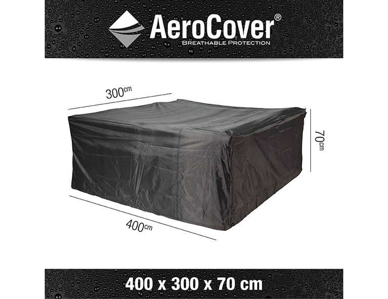 AeroCover Atmungsaktive Schutzhülle für Lounge-Sets 400x300x70 cm