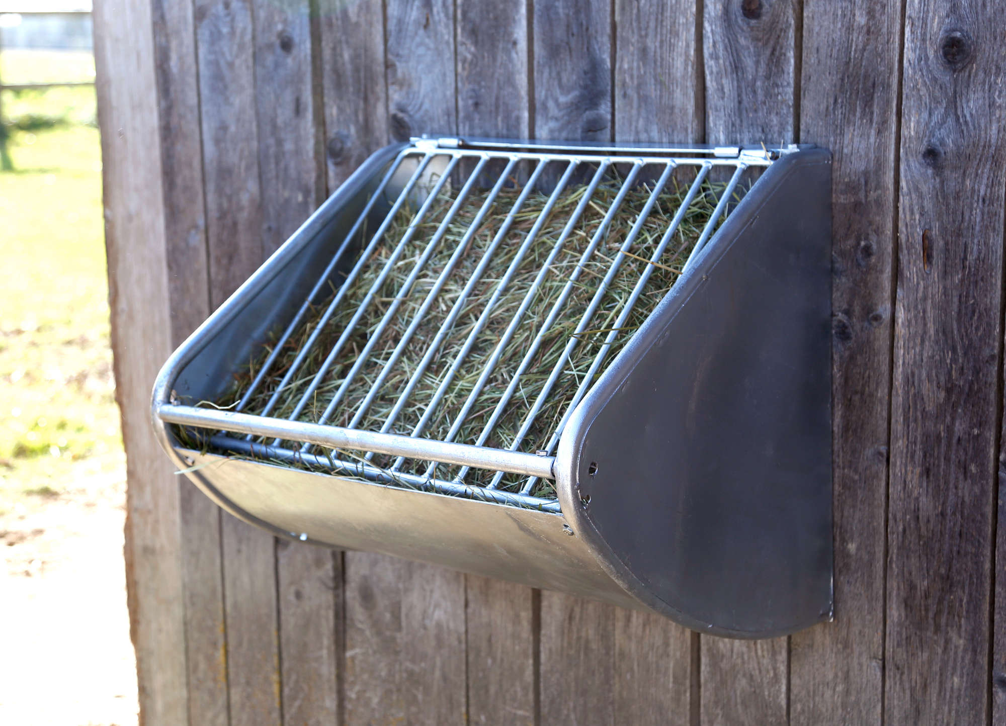 KERBL Heuraufe mit Futterspargitter