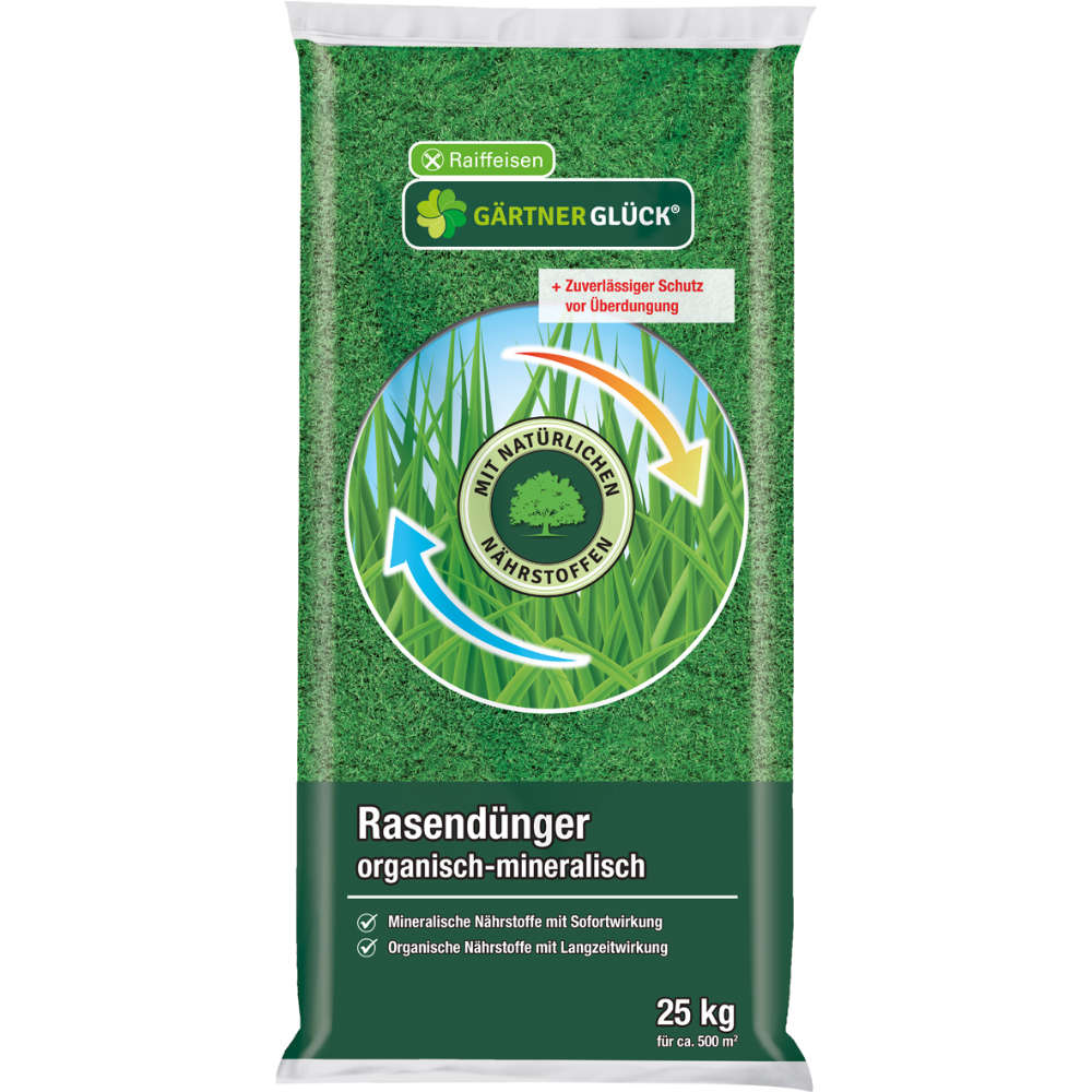 GÄRTNERGLÜCK Rasendünger organischmineralisch raiffeisenmarkt.de
