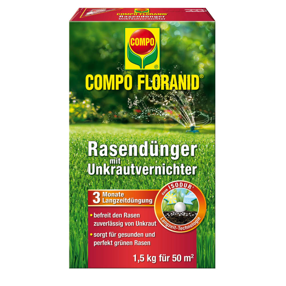COMPO FLORANID Rasendünger mit Unkrautvernichter - Rasendünger