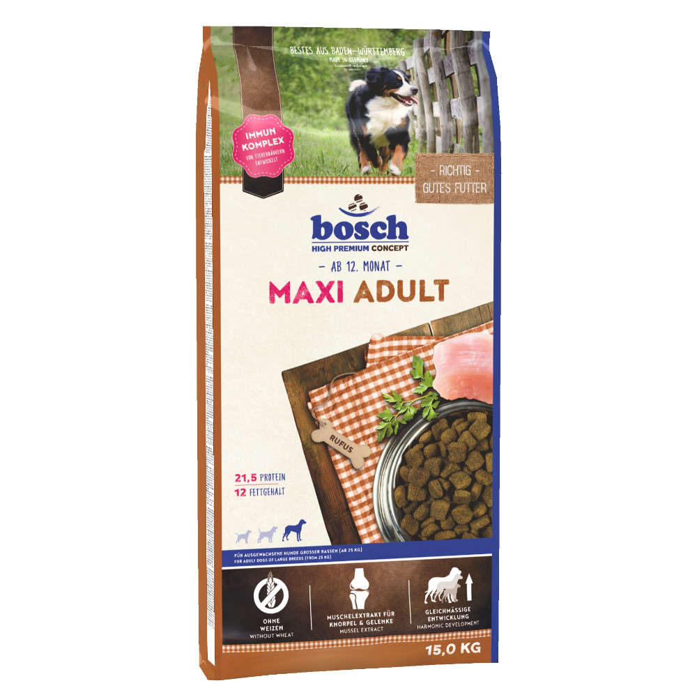 bosch Hunde-Trockenfutter Maxi Adult - BilD